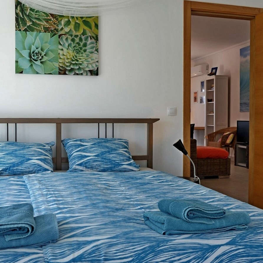 Strand-Ferienwohnung Portugal SolMar_Schlafzimmer 1