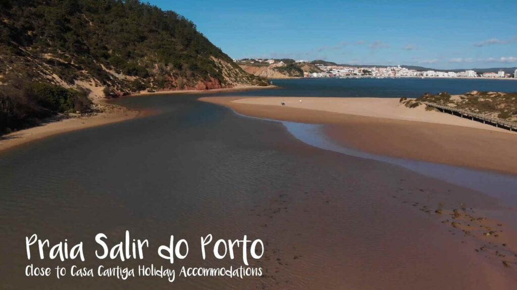 strand von salir do porto silberküste portugal